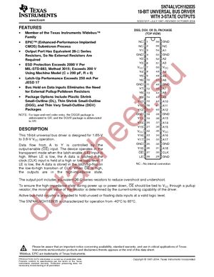 SN74ALVCH162835VR datasheet  